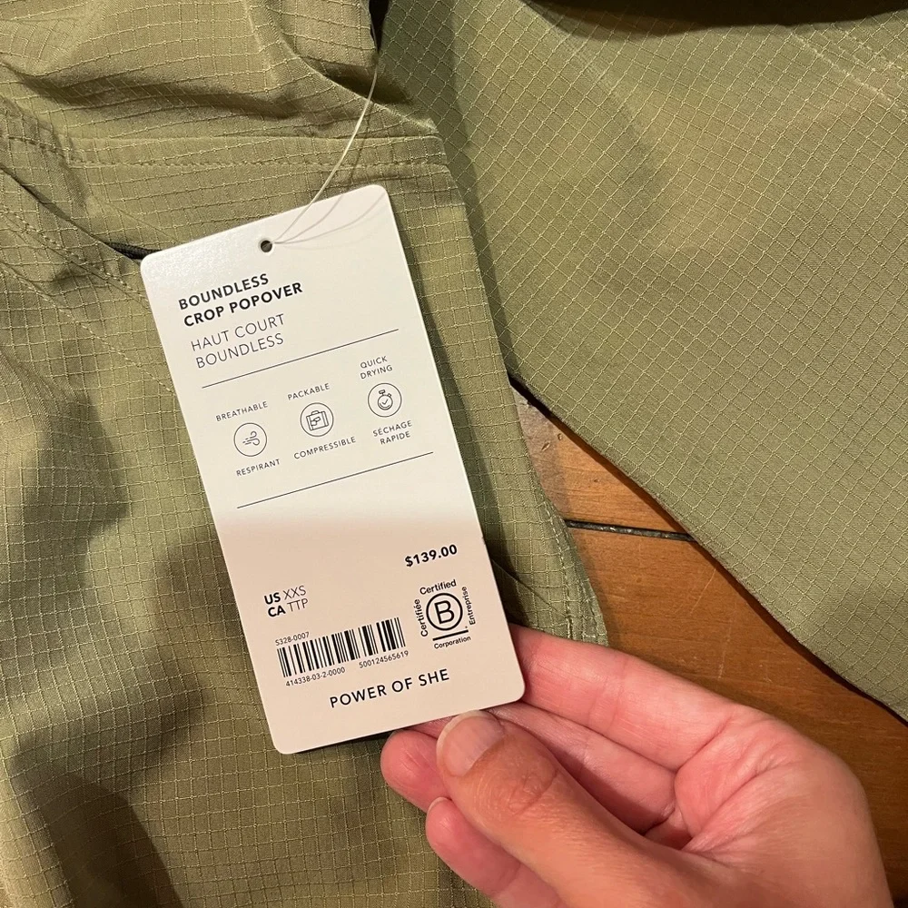 Athleta Boundless Crop Popover - Picture 5 of 6
